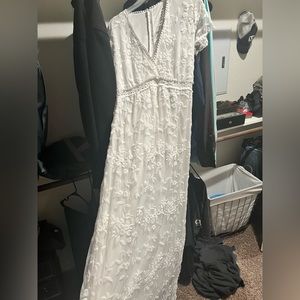Boho wedding or regular white dress